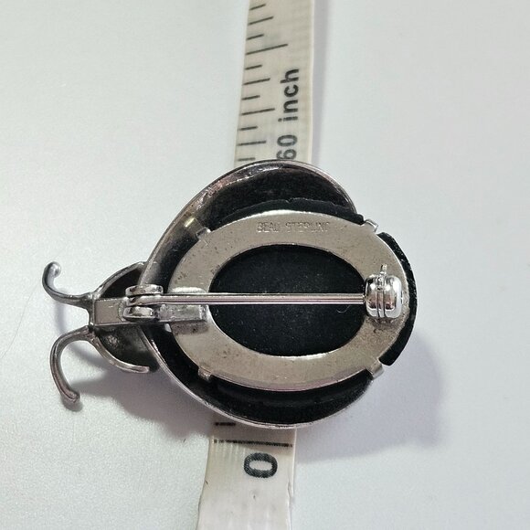 ***Last Chance!! Final Sale*** Beau Sterling Silver Vintage Lady Bug Brooch - Picture 6 of 10